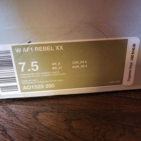 Nike Air Force 1 Rebel XX 7.5 - Picture 6 of 7
